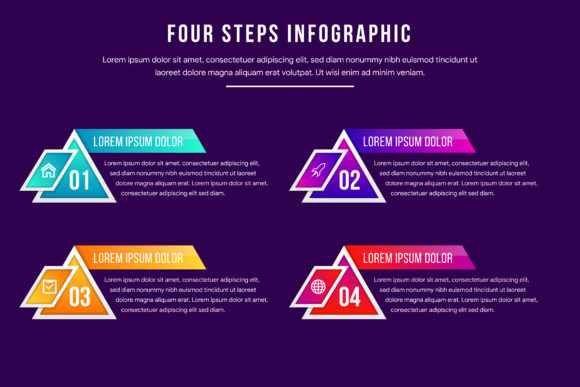 Diagonal Triangle Infographic Gradient: A Modern Design Tool for Clear Visual Communication