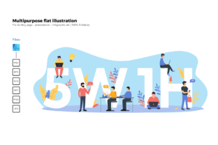 Flat Illustration 5W 1H Analysis: A Visual Tool for Strategic Clarity