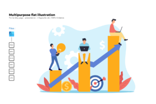 Flat Illustration Good Teamwork: A Versatile Design Solution for Modern Creatives