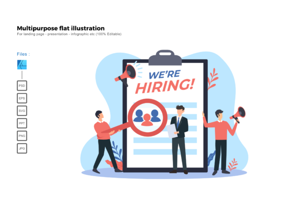 Flat Illustration Hiring Teams: A Practical Design Solution for Modern Visual Communication