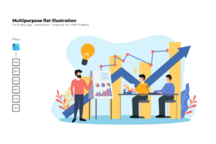 Flat Illustration Presentation Made Easy
