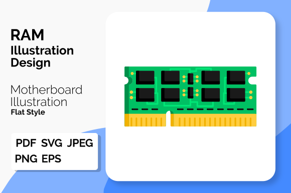 Mastering Visual Efficiency with RAM Illustration Design Flat Style