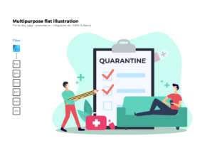 Maximizing Design Efficiency with Flat Illustration Check List and Multipurpose Vector Templates