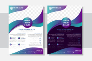 Purple Gradient Wave Vertical Flyer: A Modern Design Solution for Professional Publications