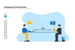 Unlocking Creativity with Flat Illustration Templates for Bloggers and Entrepreneurs