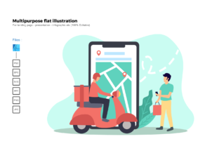 Unlocking Creativity with Multipurpose Flat Illustration Templates for Bloggers and Entrepreneurs
