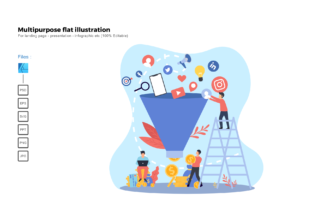 Unlocking the Power of Flat Illustration: A Multipurpose Design Solution for Bloggers and Entrepreneurs
