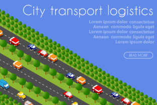 Visualizing Transport Logistics Through 3D Isometric Illustrations